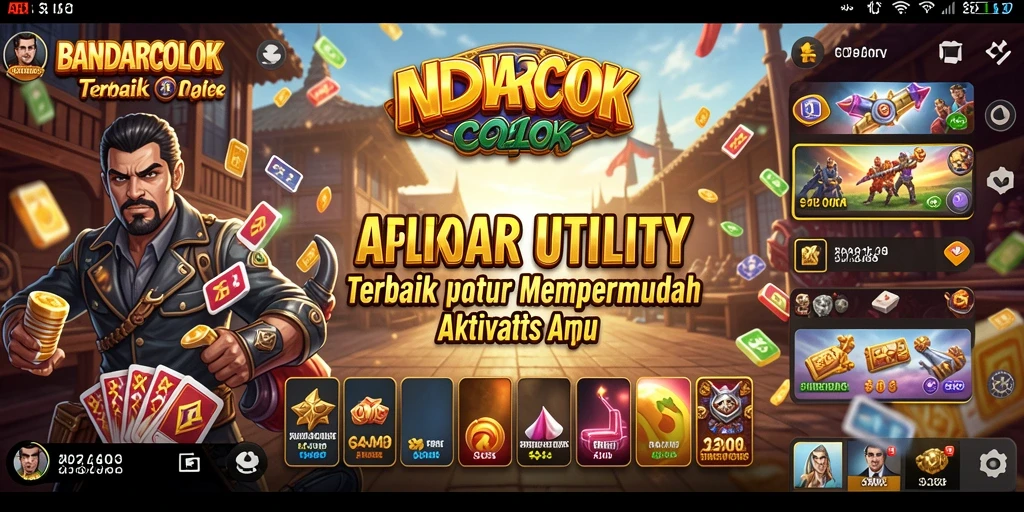 Tampilan antarmuka aplikasi BANDARCOLOK yang praktis dan efisien.