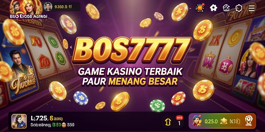 Tampilan menakjubkan dari gameplay Kasino di BOS777.