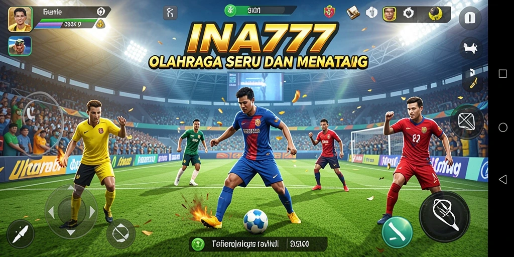 Gameplay seru dengan berbagai cabang olahraga yang menarik.