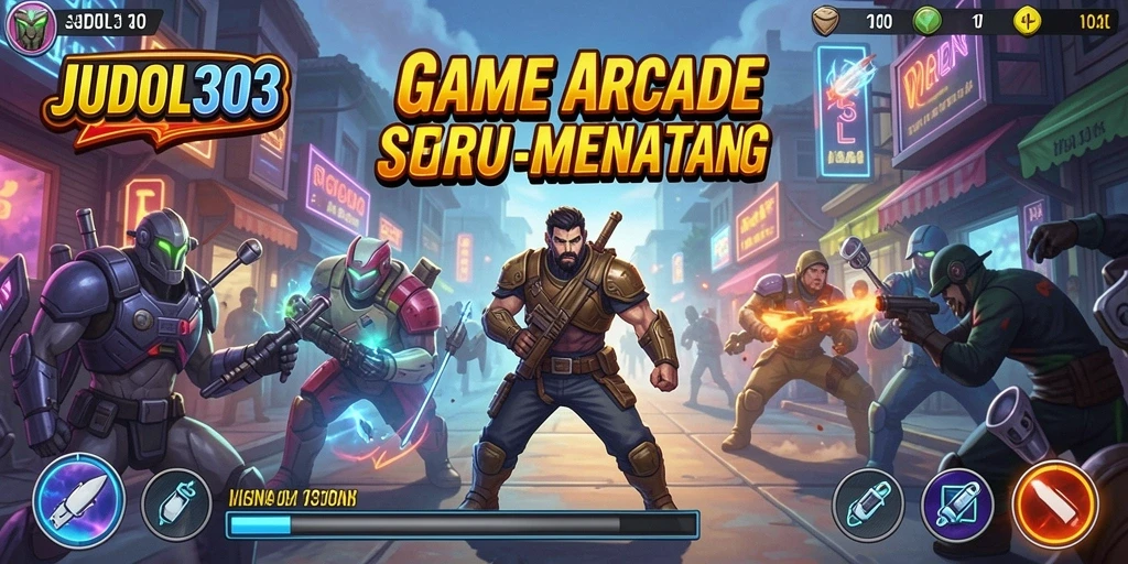 Tampilan gameplay seru dan penuh aksi di JUDOL303.
