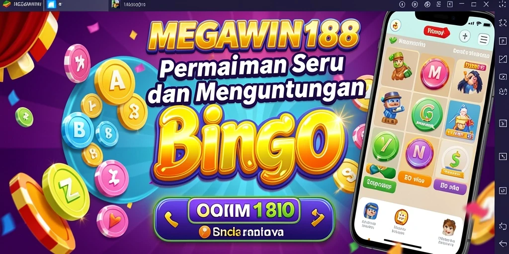 Tampilan screenshot gameplay Bingo yang seru di MEGAWIN188.